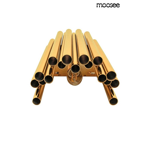 Lampa ścienna TUBO złota - Moosee